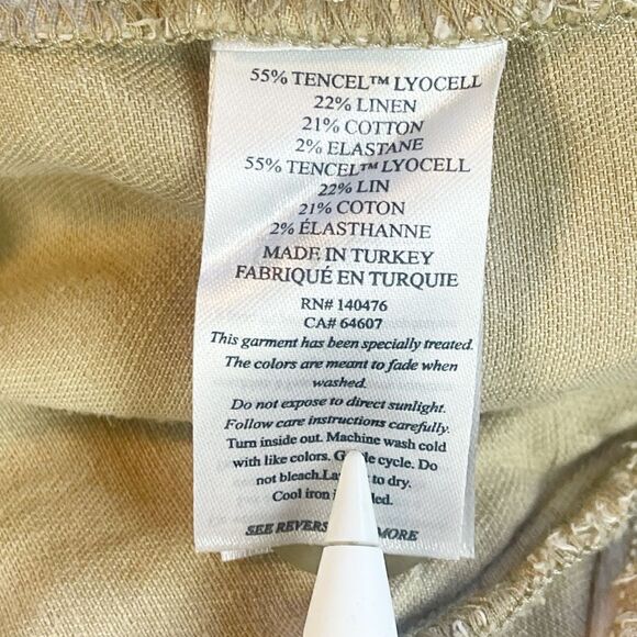 Faherty Arlie Day Cargo Pant Women’s in safari tan. NWT Small - Picture 10 of 12